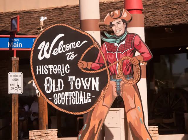 Old Town Scottsdale streets, shops, and galleries