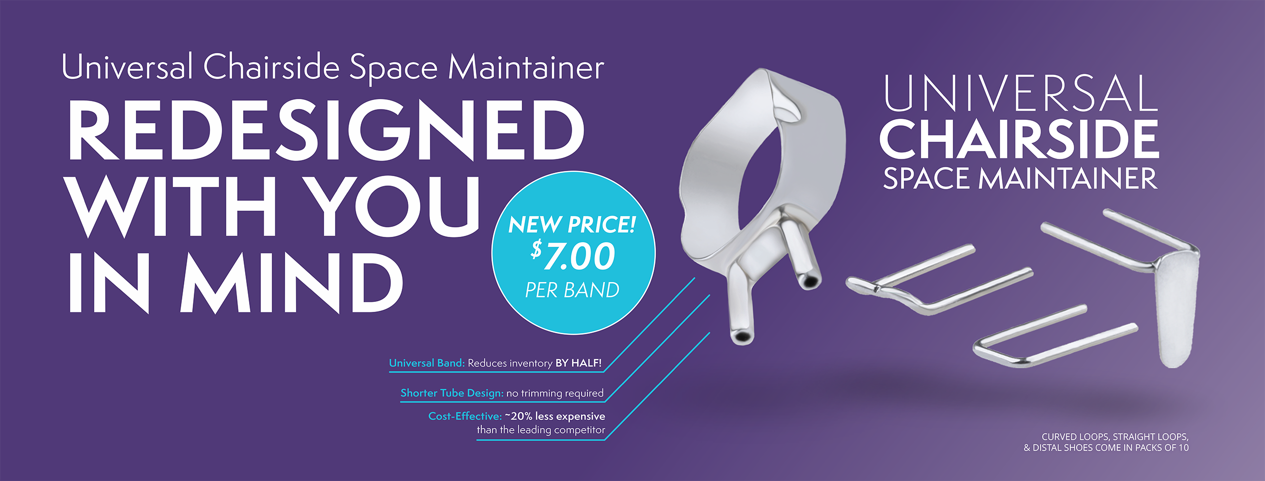 Universal Chairside Space Maintainer Banner Image