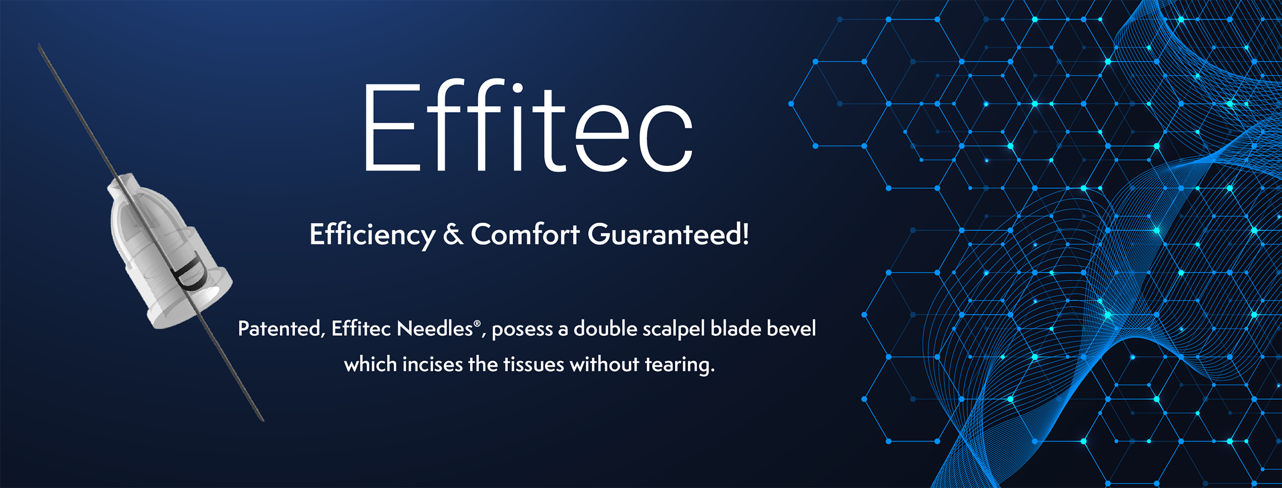 Effitec Needles Banner Image