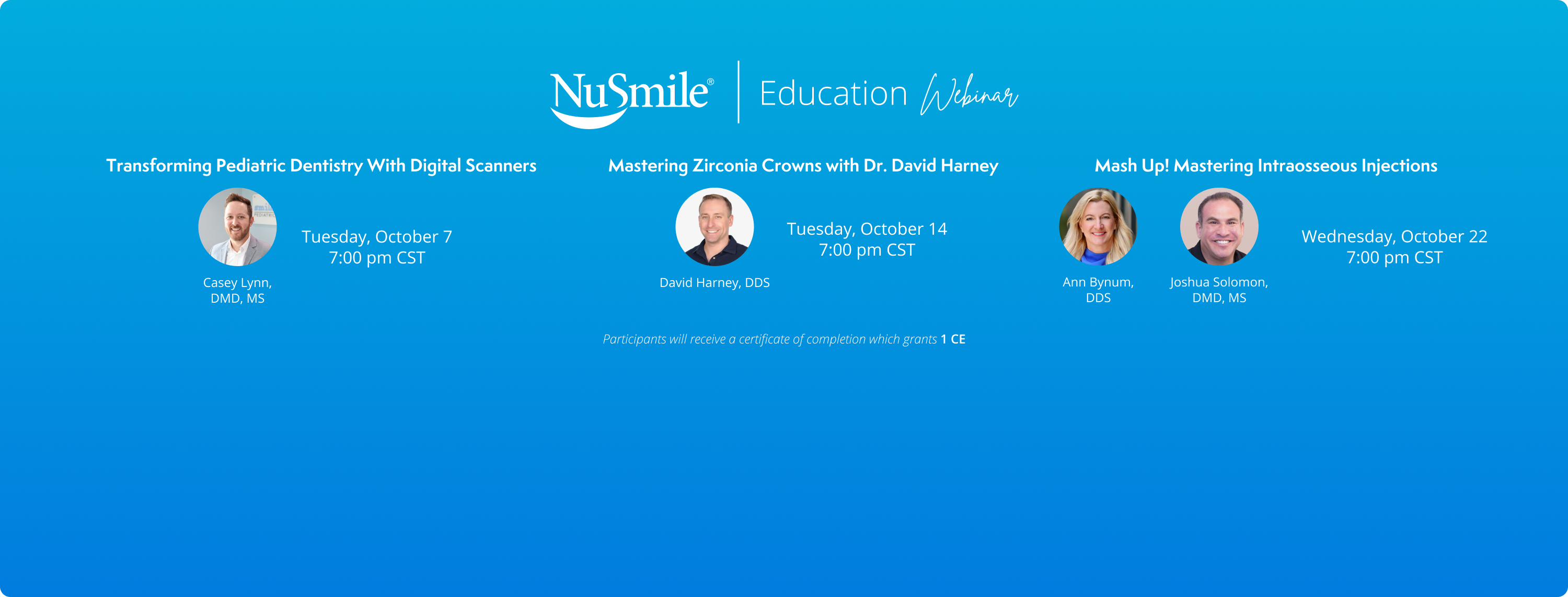 NuSmile Webinar Education Banner