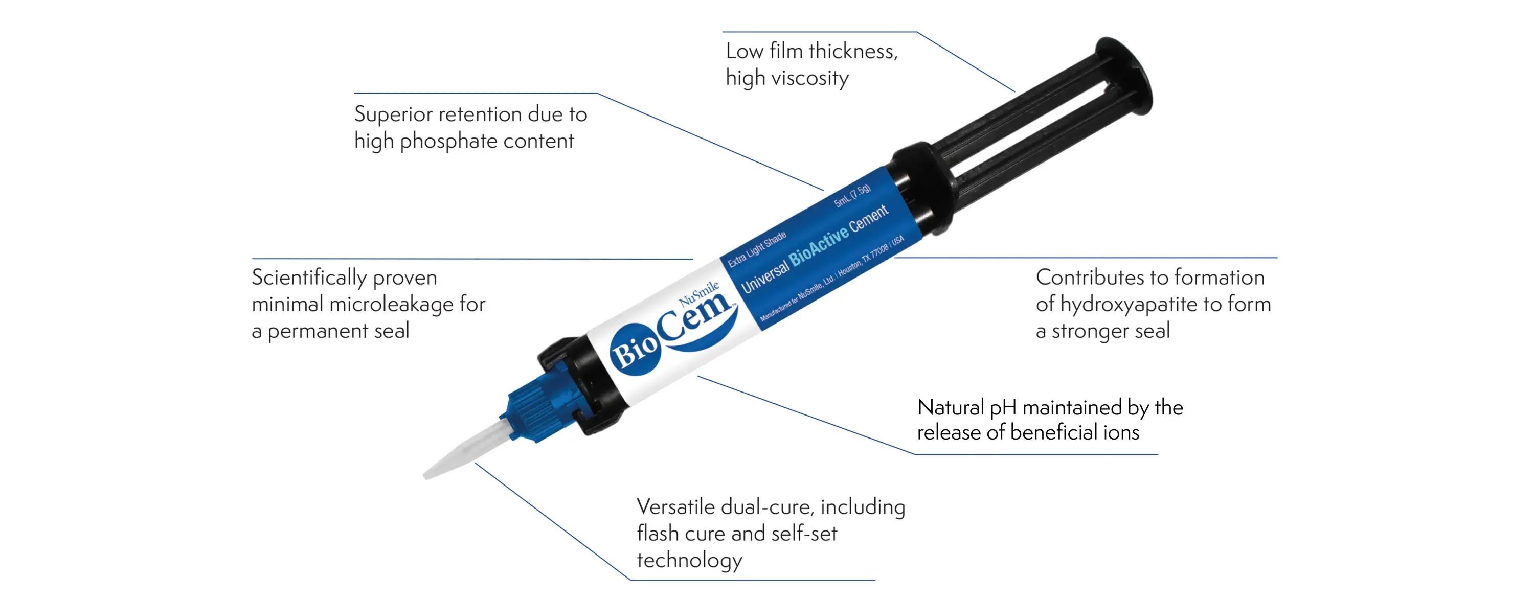 NuSmile BioCem Features